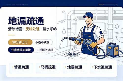 中牟地漏疏通