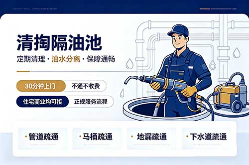 中牟清掏隔油池
